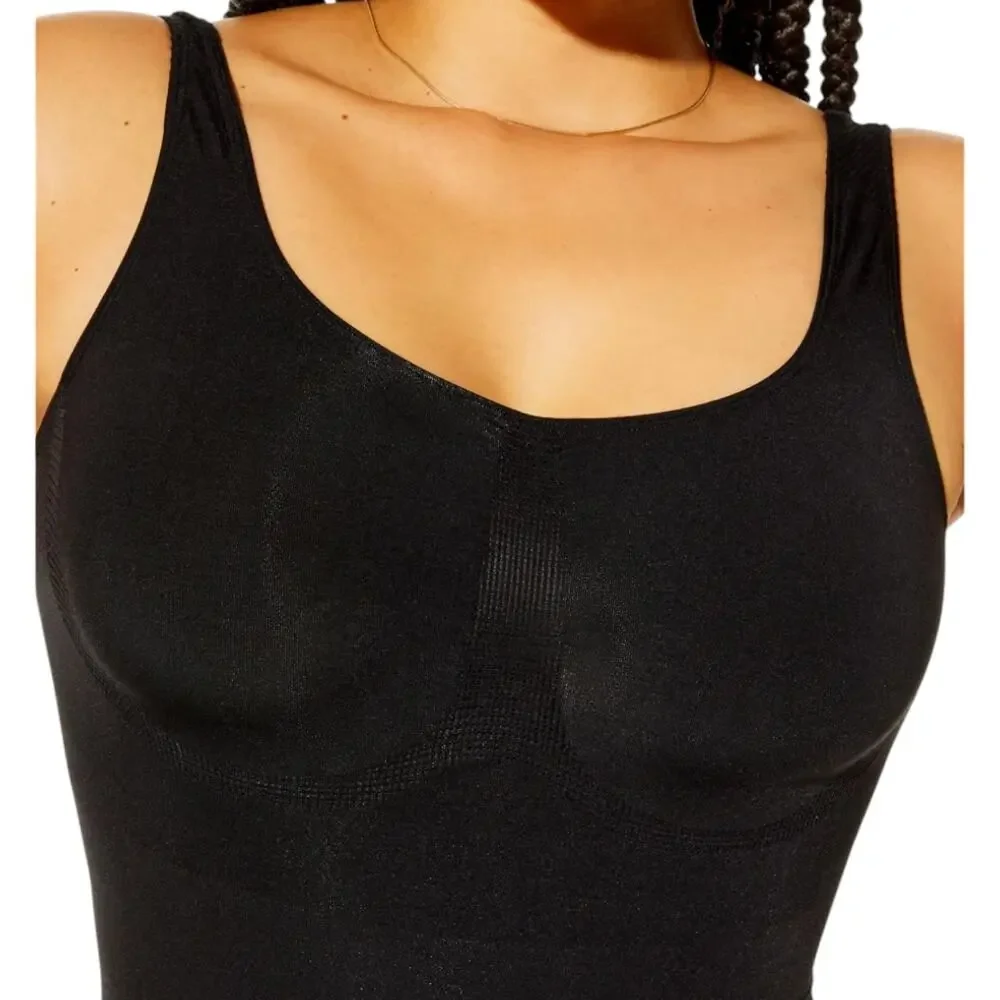 Fabletics Nearly Naked Shaping Mid Thigh Bodysuit